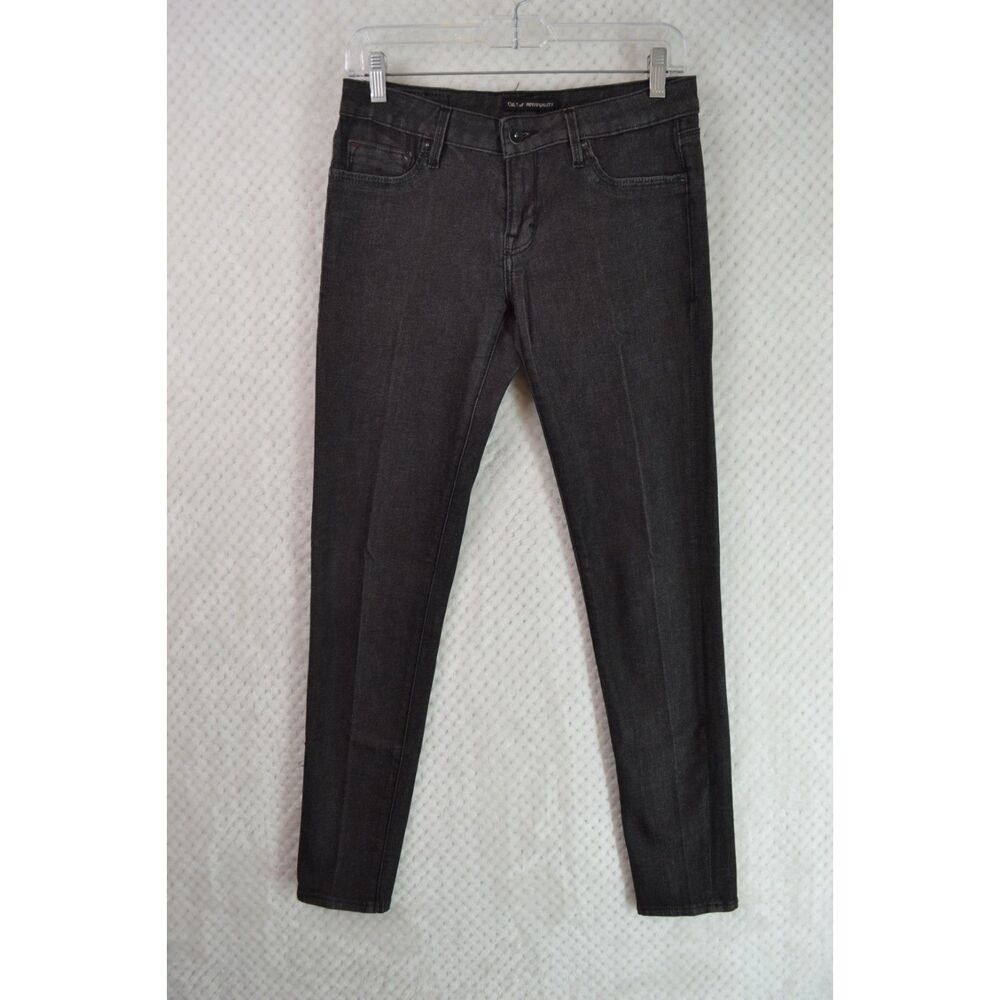 Cult of Individuality Teaser Skinny Women's 28 Black Stretch Denim Ankle Jeans